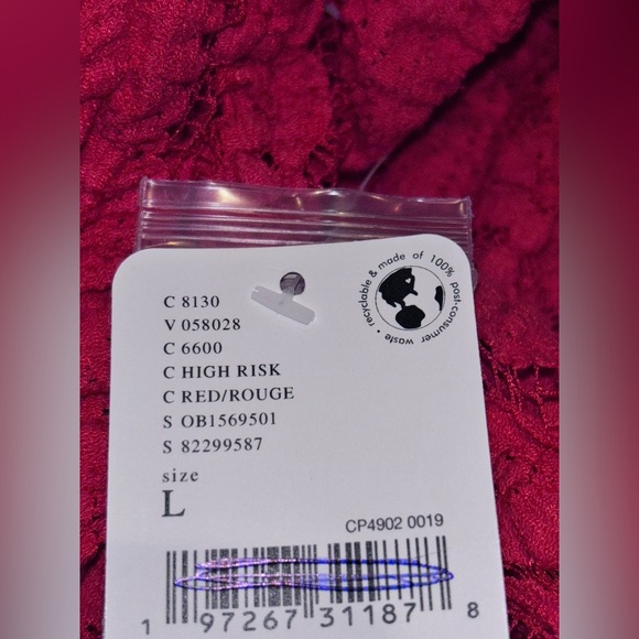 NEW Free People Shayla Lace Mini Dress Women L Sheer Bell Sleeve Boho Whimsigoth - Picture 10 of 10